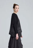 CRISTAL Textured blouse LUUKAA top