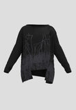 CRISTAL Textured blouse LUUKAA top