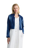 REESE Batik-effect short jacket LUUKAA