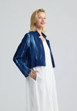 REESE Batik-effect short jacket LUUKAA