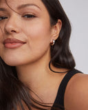 MIKKI METAL HUGGIE EARRINGS
