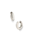 MIKKI METAL HUGGIE EARRINGS