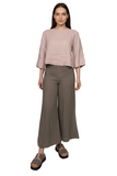 Elastic Waistband Wide Leg Pan 19-801 PANT