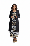 VIVELLE Shawl collar open-front duster