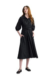 THESSIA Shirt collar midi dress LUUKAA