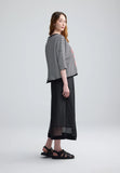 AVENIA Mixed-media striped dress LUUKAA Y0502