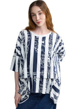 EMRYN Striped jersey tunic