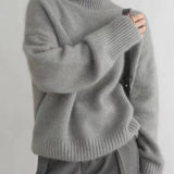 Soft Slouchy Turtleneck Knitted Sweater