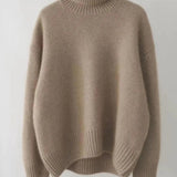 Soft Slouchy Turtleneck Knitted Sweater