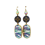 Classy Camo Upcycled Earrings