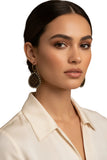 Teardrop Upcycled Hoop Earrings