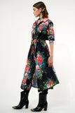 Floral Shirt-Dress