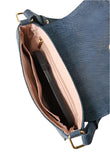 Modern Horsebit Denim Shoulder Bag