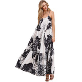 Printed Maxi Dress with PocketsPrinted Maxi Dress with Pockets