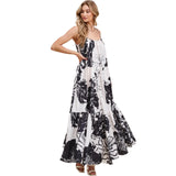 Printed Maxi Dress with PocketsPrinted Maxi Dress with Pockets