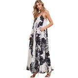 Printed Maxi Dress with PocketsPrinted Maxi Dress with Pockets