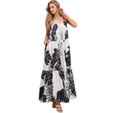 Printed Maxi Dress with PocketsPrinted Maxi Dress with Pockets