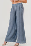 Palazzo Style Linen & Cotton pants