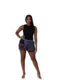 Patchwork Shorts