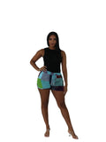 Patchwork Shorts