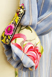 Floral Maya Shirt w/ Stripes