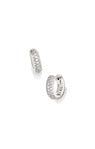 MIKKI PAVE HUGGIE EARRINGS