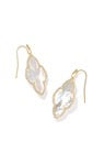 ABBIE PAVE FRAME DROP EARRINGS