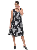 Poppie Dress in Black Urchin