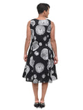 Poppie Dress in Black Urchin