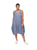 Sirena Dress in Doyle Seersucker Stripe