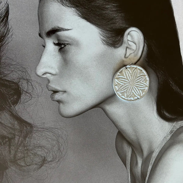 Silver Retro' Earrings