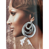 Handmade Large Dangling Earrings