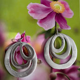 Handmade Large Dangling Earrings