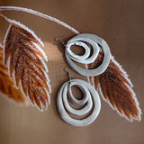 Handmade Large Dangling Earrings