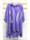 Patterned Shirt Tunic