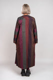 Panora Stripe Memory Fabric Open Duster