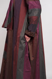 Panora Stripe Memory Fabric Open Duster