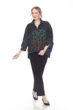 BRUSHSTROKE JACKET, MULTI-COLOR STATEMENT PIECE - Moonlight Jacket - 4048
