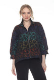 BRUSHSTROKE JACKET, MULTI-COLOR STATEMENT PIECE - Moonlight Jacket - 4048