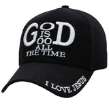 God is Good All The Time I Love Jesus Embroidered