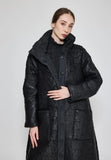 LUUKAA Black Fiora Coat & hand muff