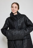 LUUKAA Black Fiora Coat & hand muff