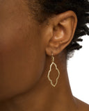 ABBIE SMALL OPEN FRAME EARRINGS