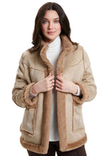 Load image into Gallery viewer, Nikki Jones Reversible Faux Shearling to Cable patterned Faux Fur 8132-607 F25