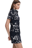 Printed Short Dress Desigual