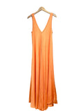 V neck dress