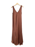 V neck dress
