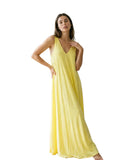 V neck dress