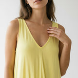V neck dress
