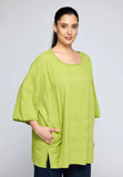 AUREA Mixed-texture tunic LUUKAA